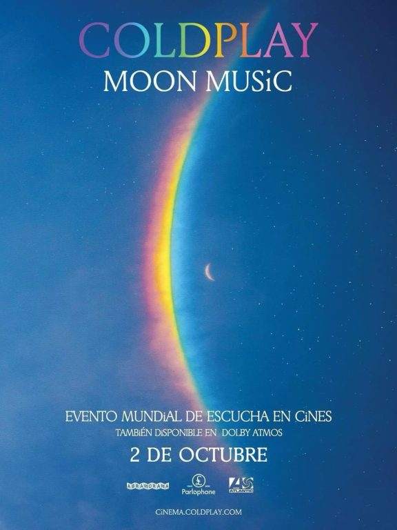 MOON MUSiC de Coldplay en el cine.
