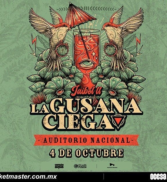 La gusana ciega se presentará en el Auditorio Nacional con su disco “Jaibol II”