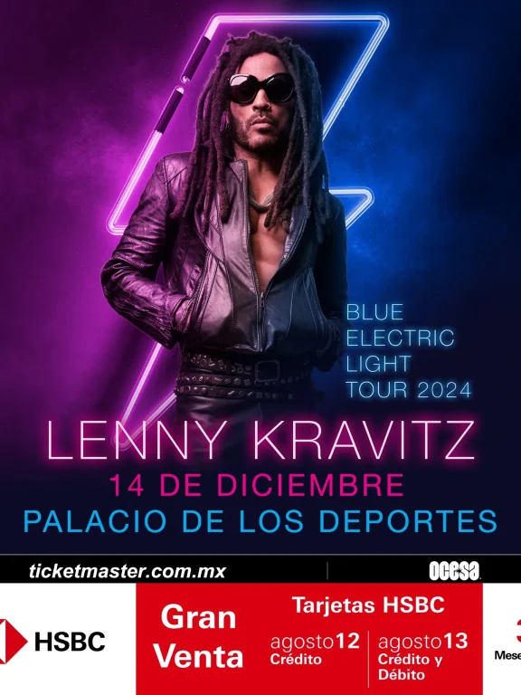 Lenny Kravitz anuncia concierto en México: Fecha, lugar, boletos y más detalles