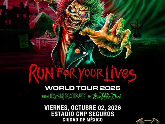 ⚡ Iron Maiden anuncia su regreso a México con la gira Run For Your Lives Tour 2026